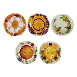 10 x dangteliai stiklainiams, kurių skersmuo 66