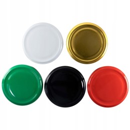 10 x dangteliai stiklainiams, kurių skersmuo 66