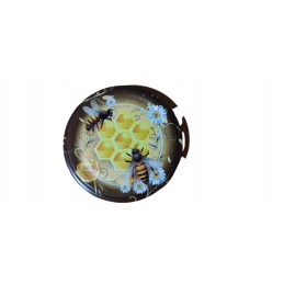 10x medaus juodo matinio užsukamo dangtelio dangteliai fi66/4z