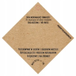 10 vienetų 53x53 dėžutės medaus etiketės