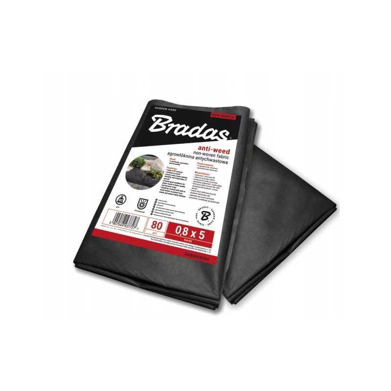 Bradas nuo piktžolių agrotekstilė 80 juoda 0,8x5m
