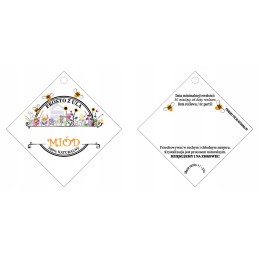 10 vienetų 53x53 dėžutės medaus etiketės