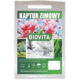 Trikampis žieminis gobtuvas, surištas su biovita print 80/120cm