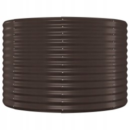 Vidaxl Raised Planter Powder Coated Steel 507x100x68 cm