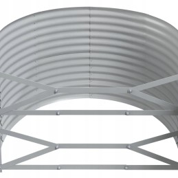 Vidaxl Raised Planter Powder Coated Steel 507x100x68 cm
