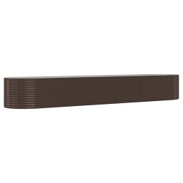 Vidaxl Raised Planter Powder Coated Steel 507x100x68 cm
