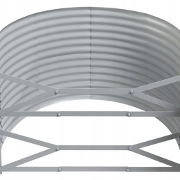 Vidaxl paaugstināts augu pods, tērauds ar pulverkrāsu, 507x100x68 cm