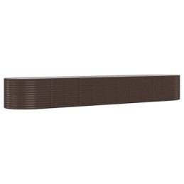 Vidaxl Raised Planter Powder Coated Steel 507x100x68 cm