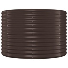 Vidaxl paaugstināts augu pods, tērauds ar pulverkrāsu, 507x100x68 cm