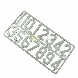 Dideli plastikiniai numeriai aviliams rėmelyje