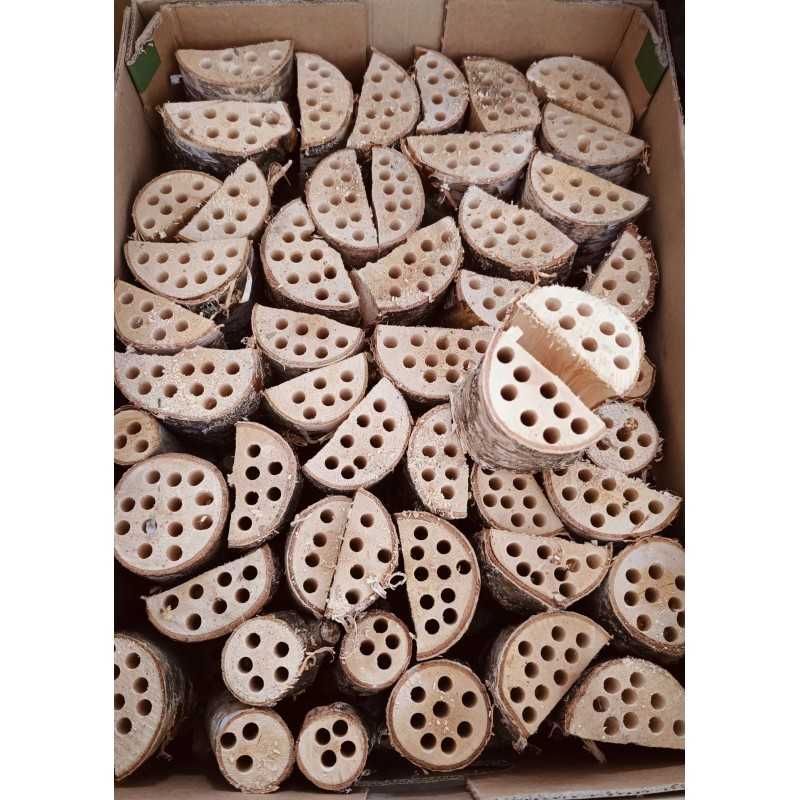 Užpildas vabzdžių nameliui - išgręžtas medinis kaištis