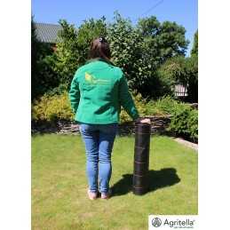 🌟_xDF1F_ labai storas agritella premium mulčiavimo audinys 110g vienam metrui 1,1x1m juodas