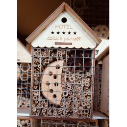 Užpildas vabzdžių nameliui - išgręžtas medinis kaištis