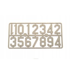 Skaičiai, skaičiai, plastikiniai numeriai dideliems aviliams