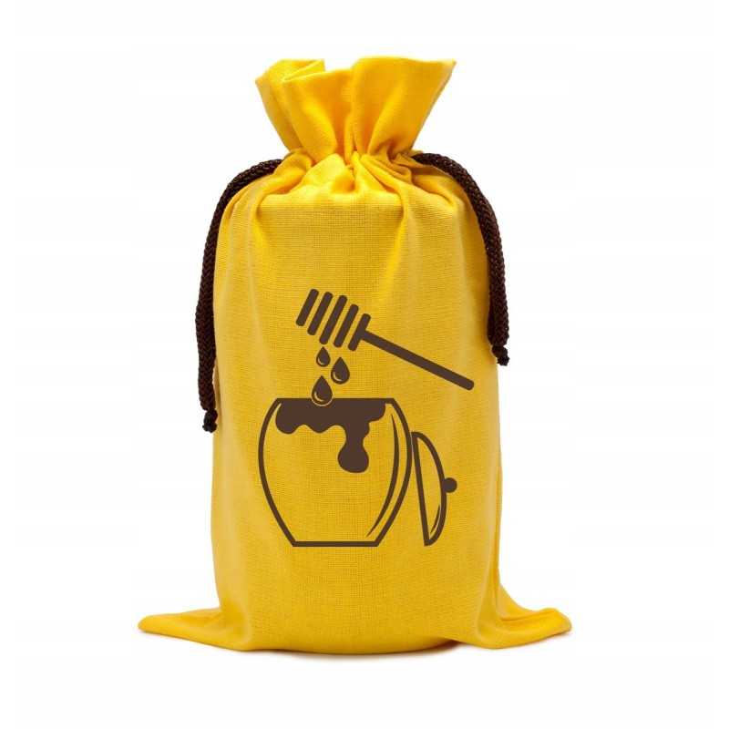 Ekologiškas maišelis 1 stiklainiui 900 ml, te5yg raštas