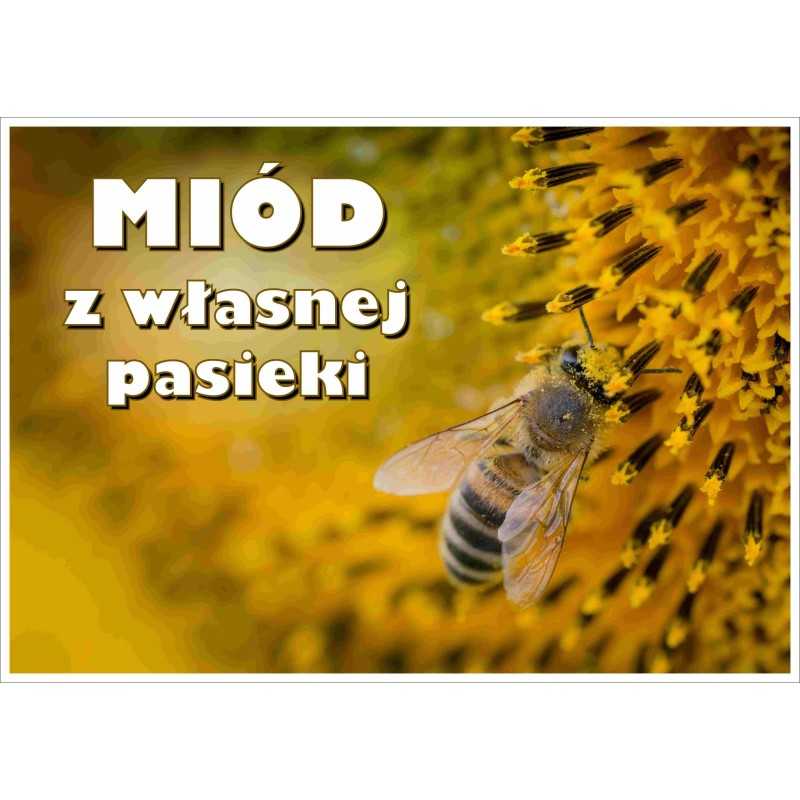 Siūlome reklaminę lentą 'medus iš nuosavo bityno' - labai geras produktas - pažymėkite savo bityną ir parduokite medų!!!