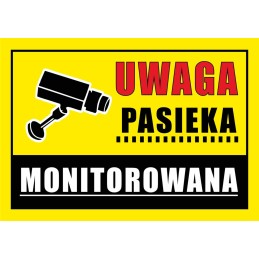 Siūlome įspėjamąją lentą 'saugokitės, stebimas bitynas' - labai geras produktas - atbaidyti galimus vandalus ar vagis arba įspėt