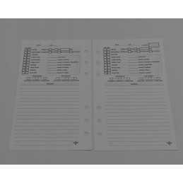 Bitininkystės sąsiuvinis - įdėklai - mažas variantas, A6