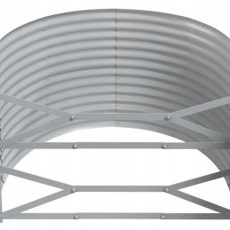 Vidaxli tõstetud lillepott pulbervärvitud terasest 507x100x68 cm