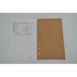 Bitininkystės sąsiuvinis - įdėklai - mažas variantas, A6