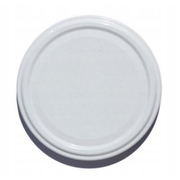 10x dangteliai stiklainiams, balti, fi82, 6z