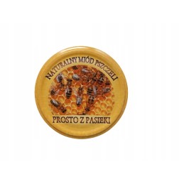 10x dangteliai stiklainiams, medus iš bityno, 6vnt