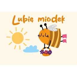 24 gabaliukai „I like medus“ lipdukų