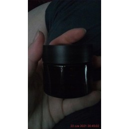 Tamsaus stiklo indelis 50ml + dangtelis, raštas A57