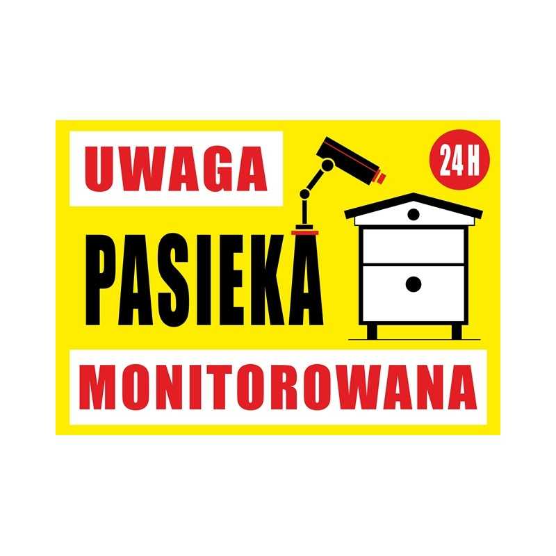 Siūlome įspėjamąjį lipduką 'Bitynas stebimas 24 valandas' - labai geras produktas - saugokite savo bityną!!!