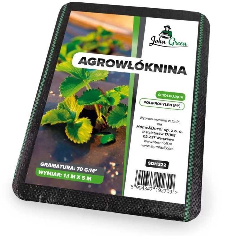 Agrotekstilės mulčiavimas agrotekstilė juoda 70g/m2 1,1x5m