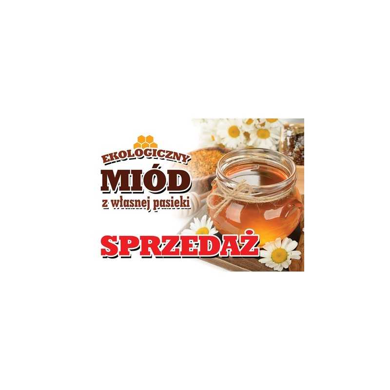 Siūlome reklaminį lipduką 'ekologiškas medus iš nuosavo bityno' - labai geras produktas - pažymėk savo bityną!!!