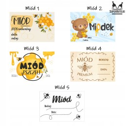 Lipnios etiketės medui.