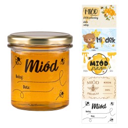 Lipnios etiketės medui.