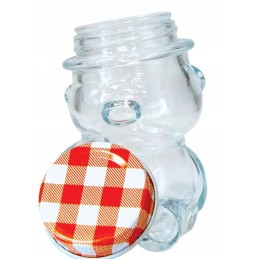 Meškiuko indelis su dangteliu