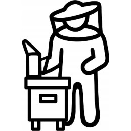 Siūlome profesionalų automobilio lipduką – puiki dovana kiekvienam bitininkui – labai geras produktas