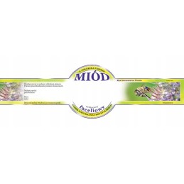 Apvalios etiketės faceliui medui, 100 vnt