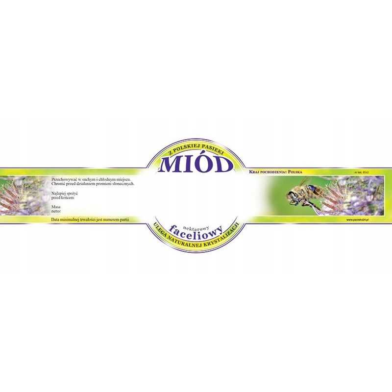 Apvalios etiketės faceliui medui, 100 vnt