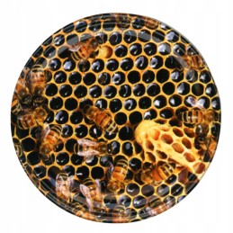 Bičių dangtelis susuktam stiklainiui dia. 82 mm 6