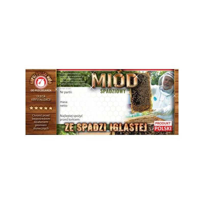 Spygliuočių lipčiaus etiketės (100 vnt) - 1287