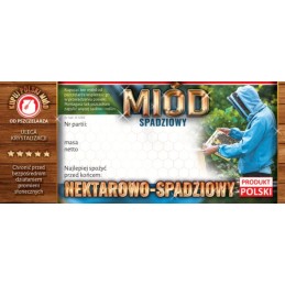 Nektaro ir lipčiaus medaus etiketės - e1288