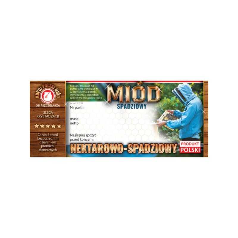 Nektaro ir lipčiaus medaus etiketės - e1288