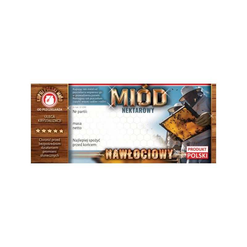 Goldenrod medaus etiketės (100 vnt) - e1290