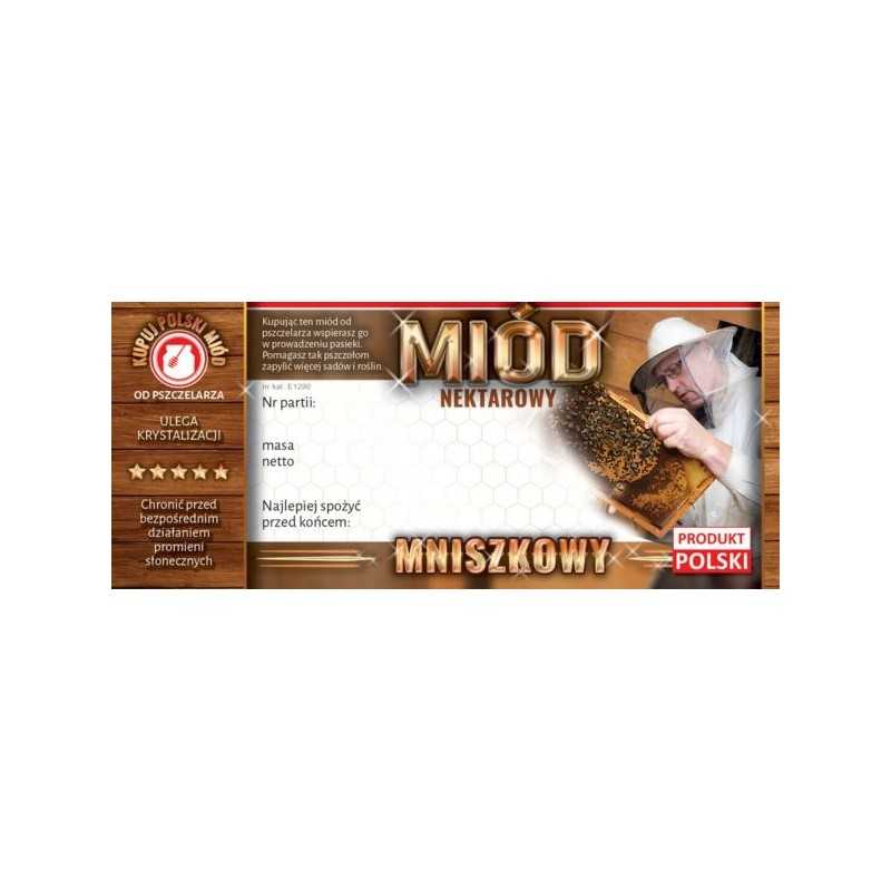 Kiaulpienių medaus etiketės (100 vnt) - raštas e1291