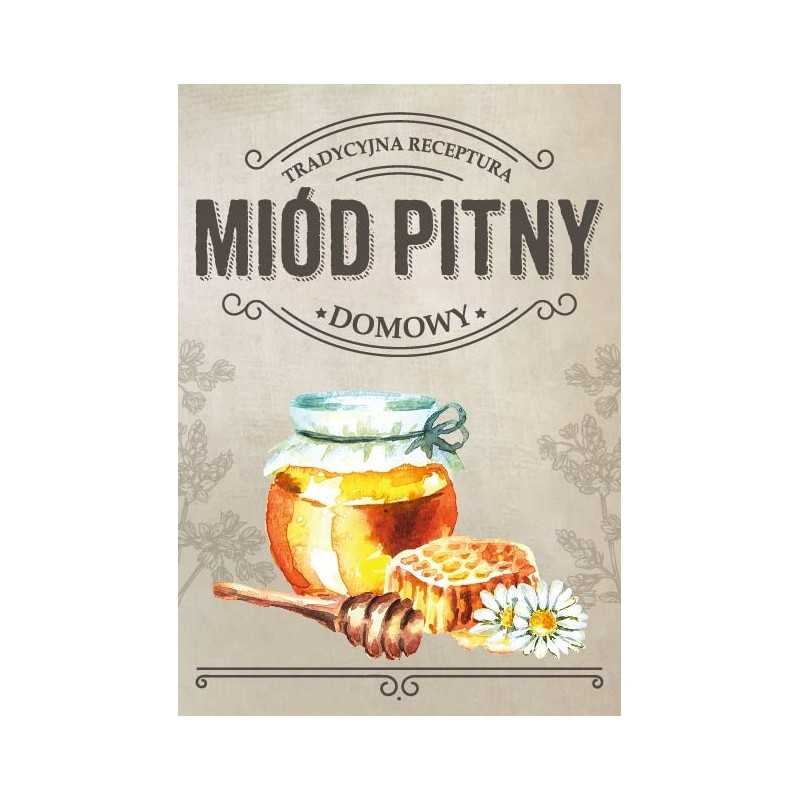 10 gabalėlių midaus likerio tinktūros etikečių