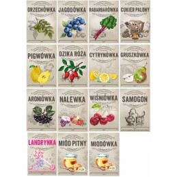 10 vienetų naminių lipčiaus etikečių