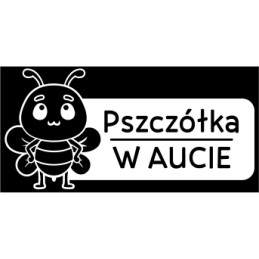 Siūlome profesionalų automobilio lipduką – puiki dovana kiekvienam mažajam bitininkui – labai geras produktas