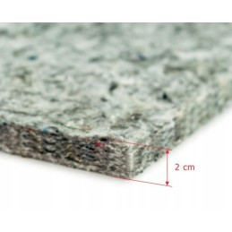 Veltinis kilimėlis, storas, 2 cm, šildantis, 50x42 cm dadantas