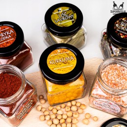 75x atspausdintos prieskonių lipdukų etiketės