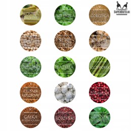 75x atspausdintos prieskonių lipdukų etiketės