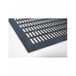 pertvarų tinklelis, plastikinis, Wielkopolska, 10 rėmų, juodas